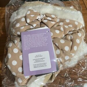 Pet Life Brown Polka Dot Pet Coat